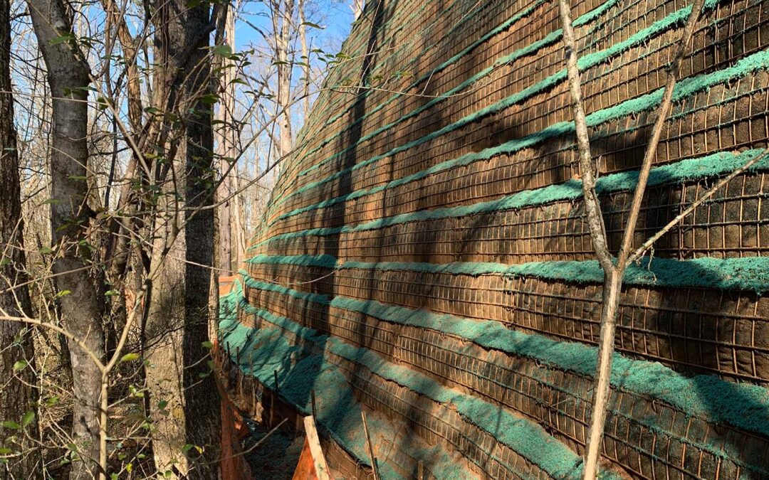 Retaining Wall Hydroseeding
