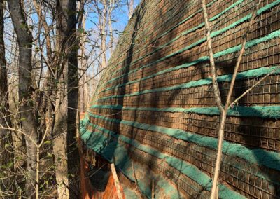 Retaining Wall Hydroseeding